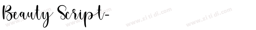 Beauty Script字体转换